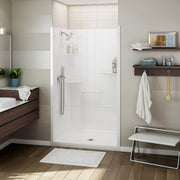 Maax Allia SH-4834 Acrylic Alcove Center Drain One-Piece Shower