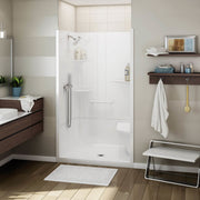 Maax Allia SH-4834 Acrylic Alcove Center Drain Two-Piece Shower