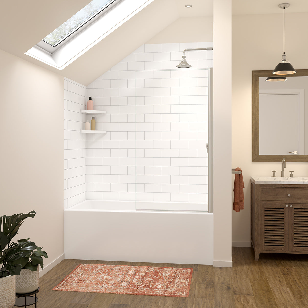 Maax Versaline 60 in. Alcove Wall Kit - Subway