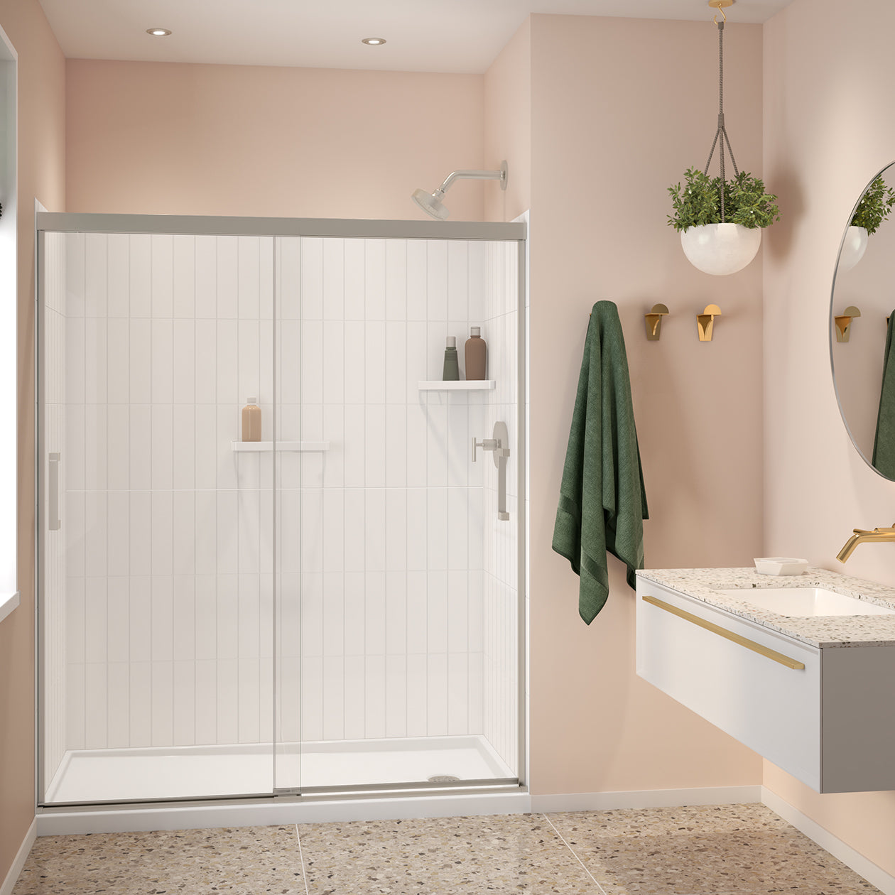 Maax Versaline 60 in. Alcove Wall Kit - Vertical