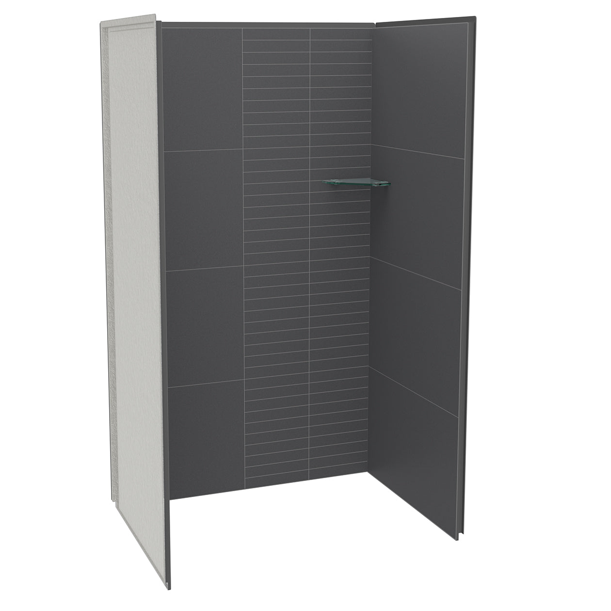 Maax Utile 4832 Composite Direct-to-Stud Three-Piece Alcove Shower Wall Kit