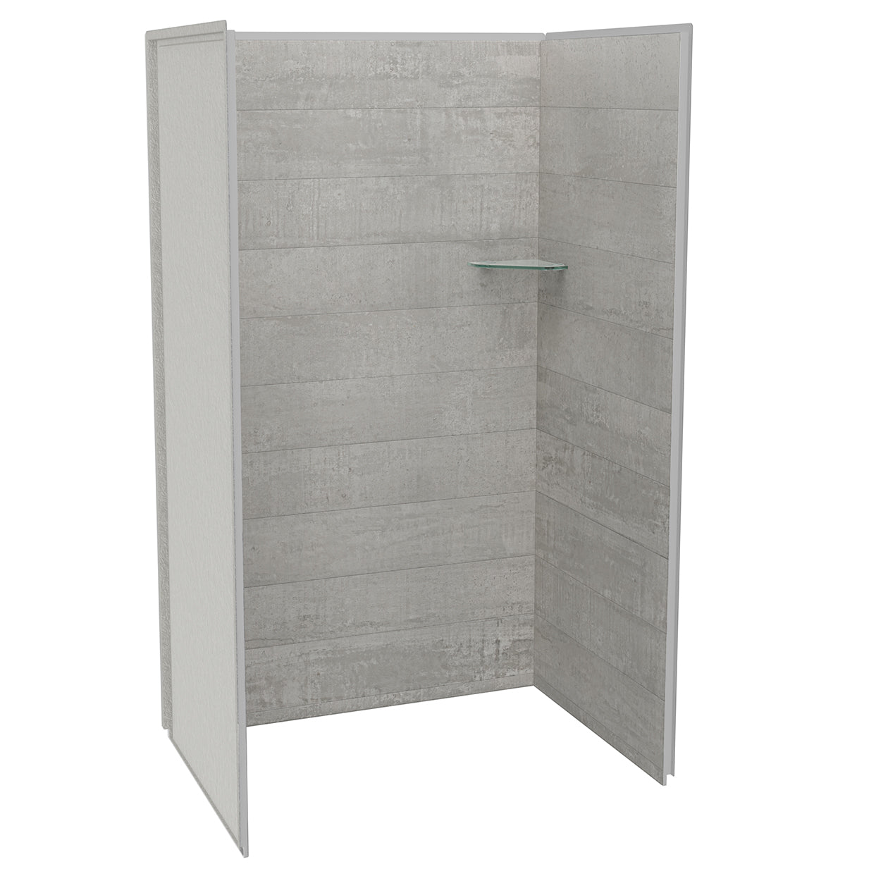 Maax Utile 4836 Composite Direct-to-Stud Three-Piece Alcove Shower Wall Kit