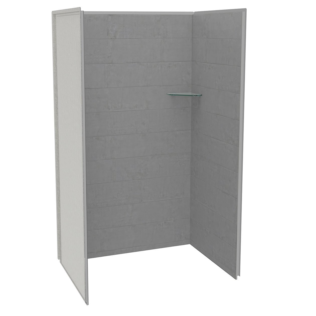 Maax Utile 4836 Composite Direct-to-Stud Three-Piece Alcove Shower Wall Kit
