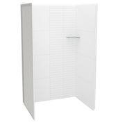 Maax Utile 4836 Composite Direct-to-Stud Three-Piece Alcove Shower Wall Kit