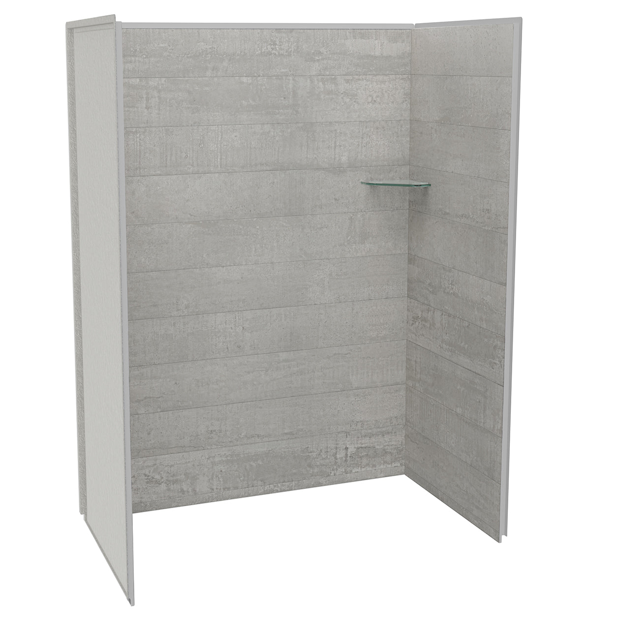 Maax Utile 6036 Composite Direct-to-Stud Three-Piece Alcove Shower Wall Kit