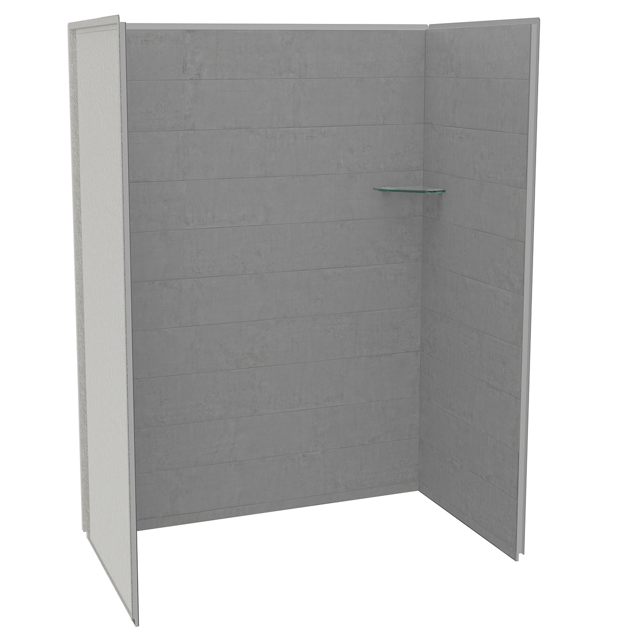 Maax Utile 6036 Composite Direct-to-Stud Three-Piece Alcove Shower Wall Kit