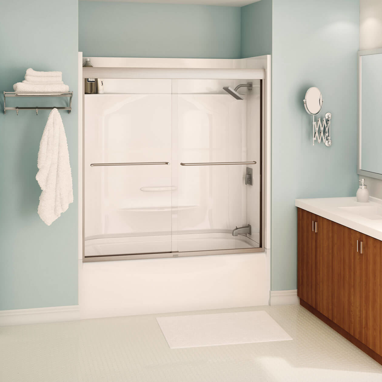 Maax Kameleon SC 55-59 x 57 in. 6 mm Bypass Tub Door