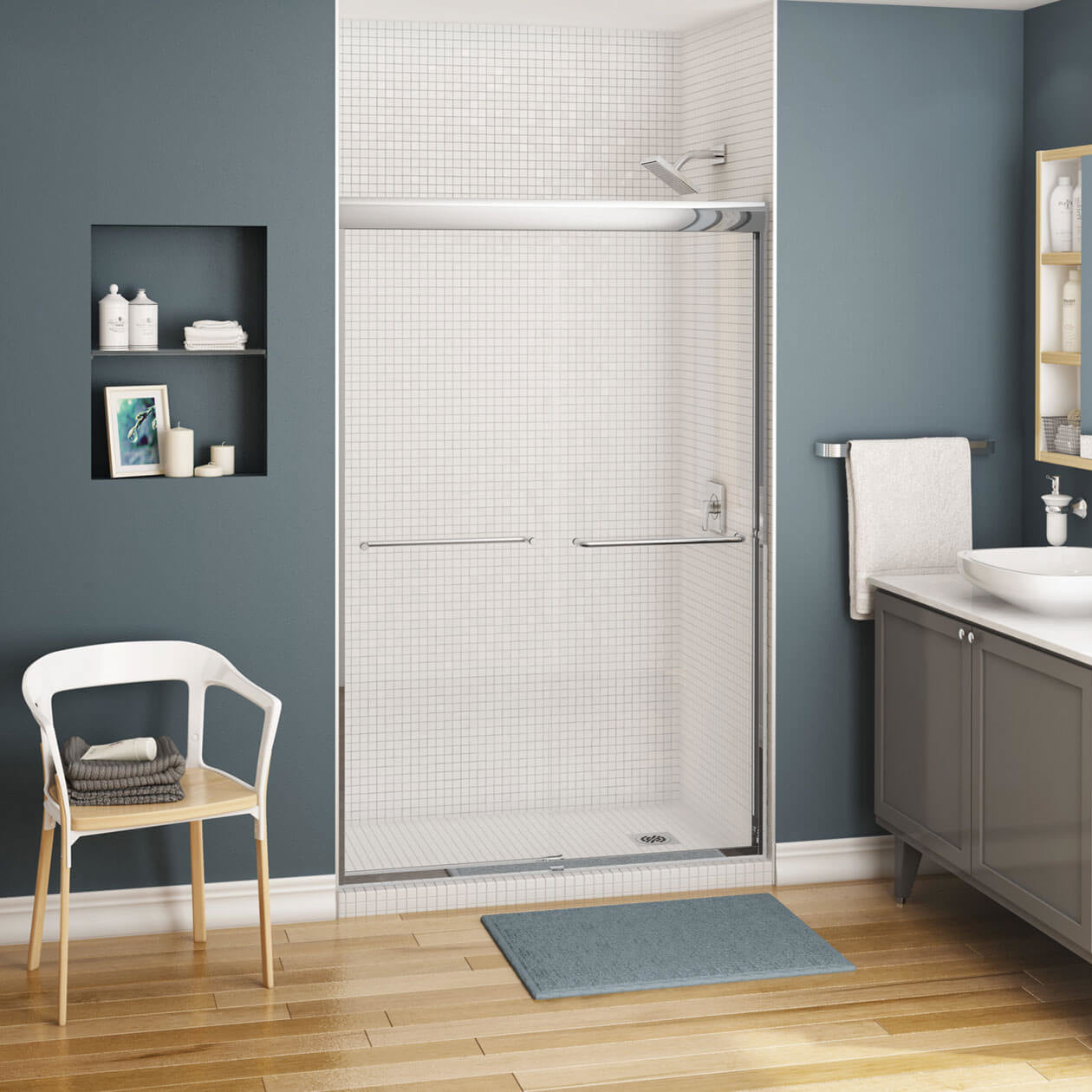 Maax Kameleon SC 43-47 x 71 in. 6 mm Bypass Shower Door