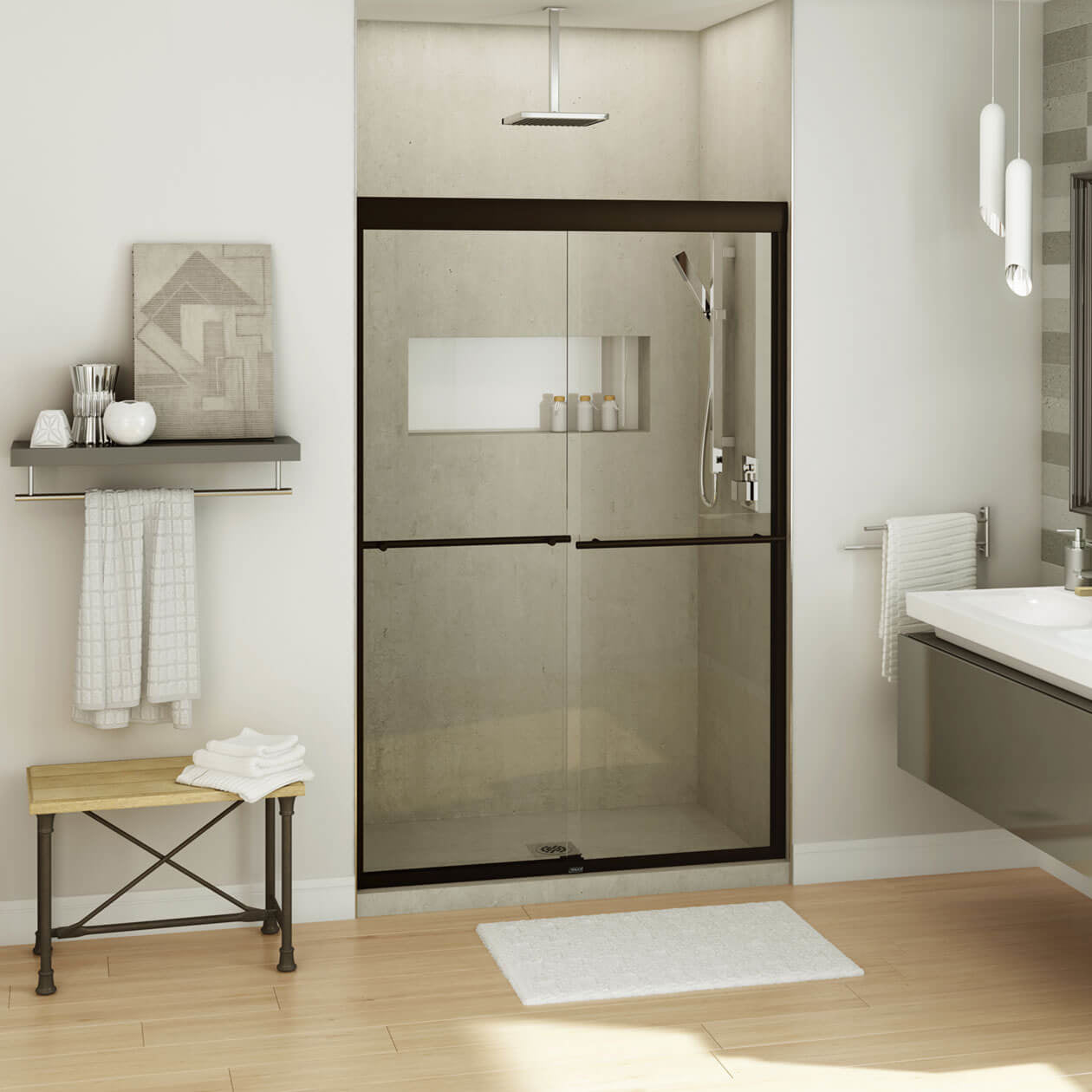 Maax Kameleon SC 43-47 x 71 in. 6 mm Bypass Shower Door