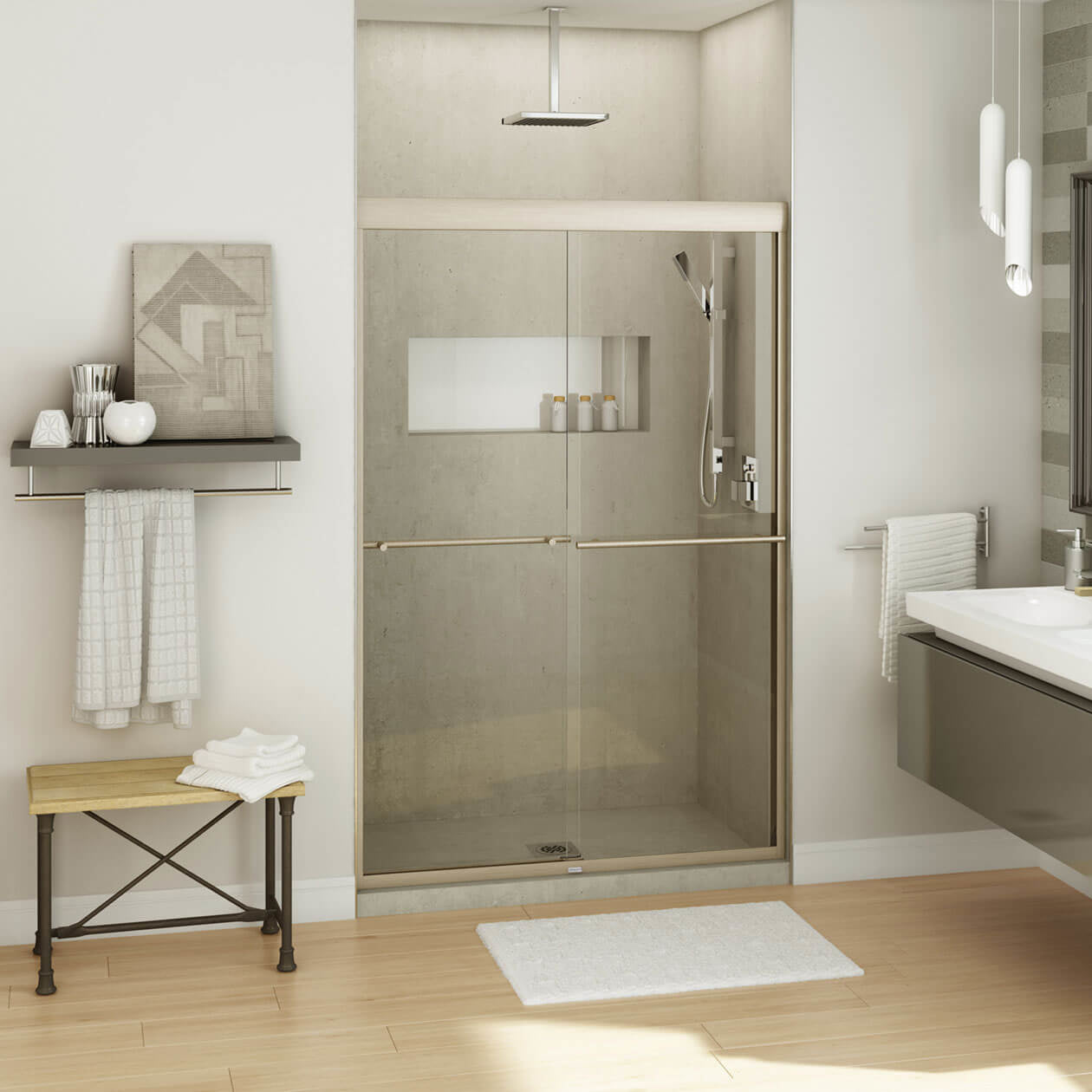 Maax Kameleon SC 43-47 x 71 in. 6 mm Bypass Shower Door