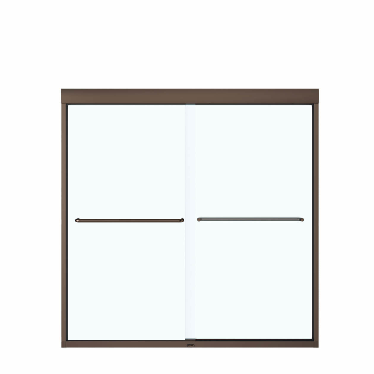 Maax Kameleon SC 55-59 x 57 in. 8 mm Bypass Tub Door for Alcove Installation with Clear glass