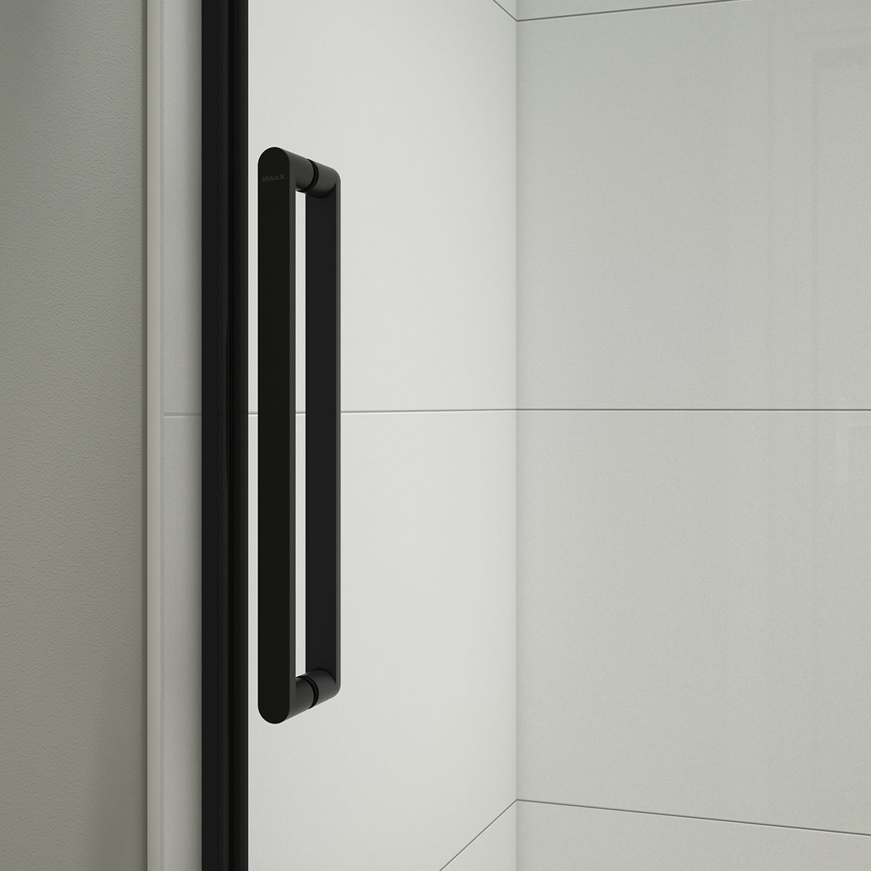 Maax Halo Pro 60 x 32 x 78 3/4 in. 8mm Sliding Shower Door for Corner Installation with Clear glass
