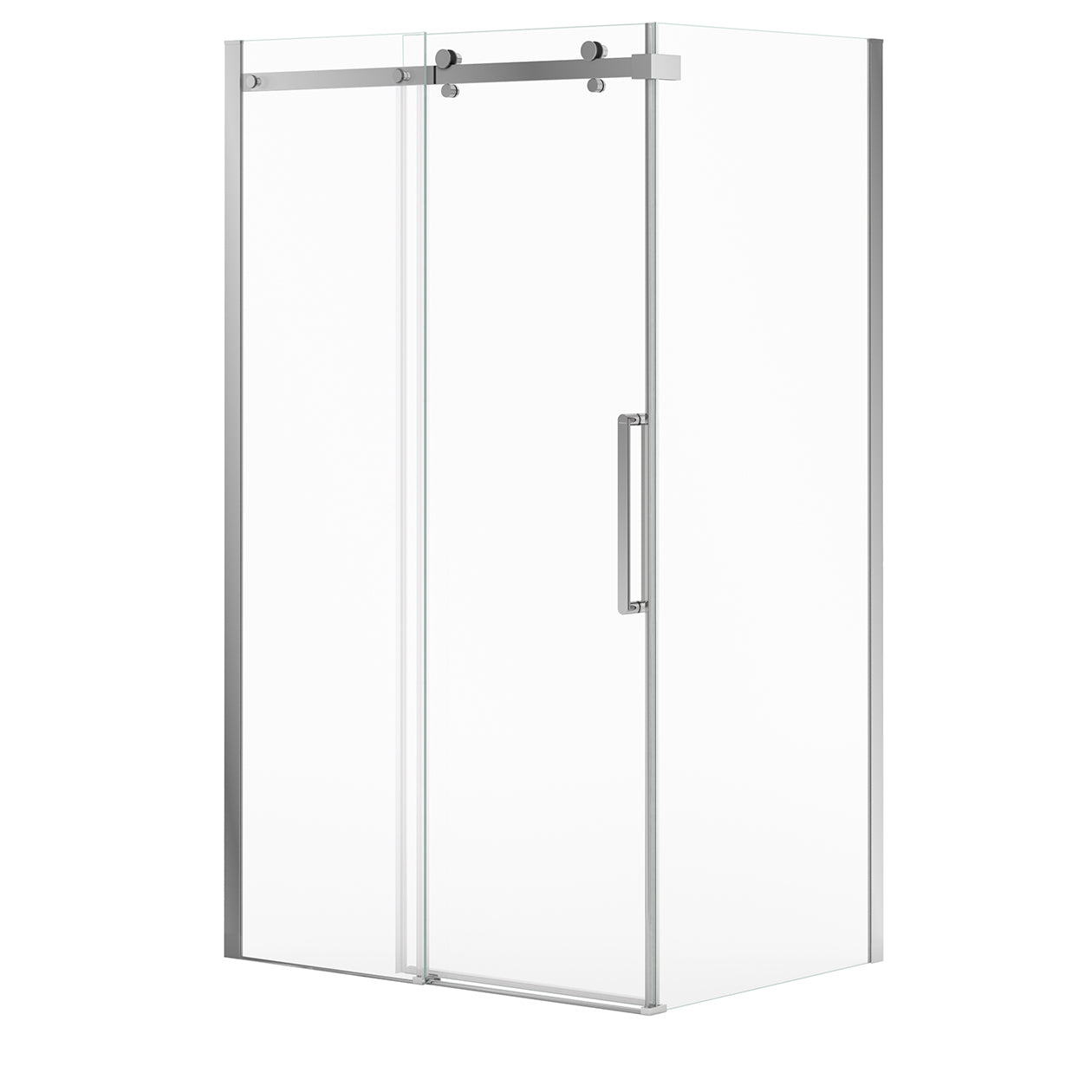 Maax Halo Pro 48 x 36 x 78 3/4 in. 8mm Sliding Shower Door for Corner Installation with Clear glass