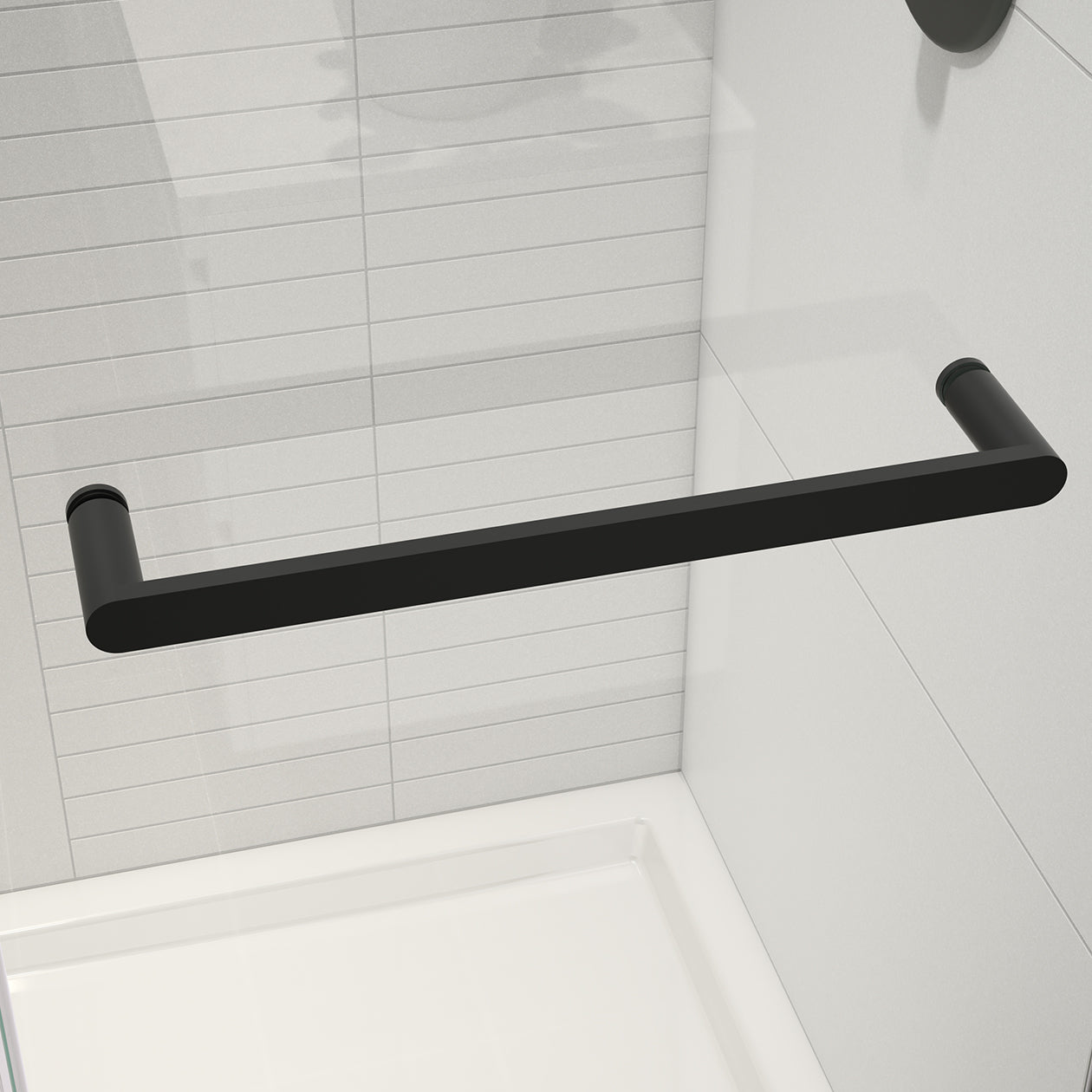 Maax Halo Pro 48 x 36 x 78 3/4 in. 8mm Sliding Shower Door with Towel Bar