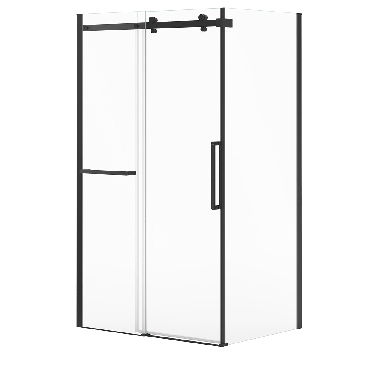 Maax Halo Pro 48 x 36 x 78 3/4 in. 8mm Sliding Shower Door with Towel Bar