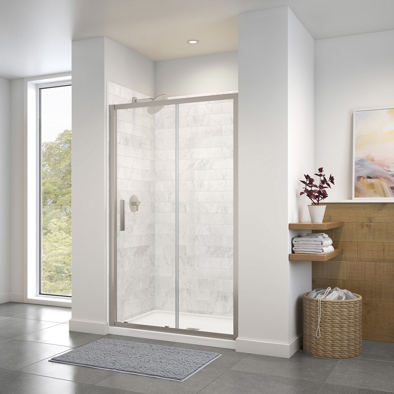 Maax Connect 43 ½-45 x 72 in. 6mm Sliding Shower Door