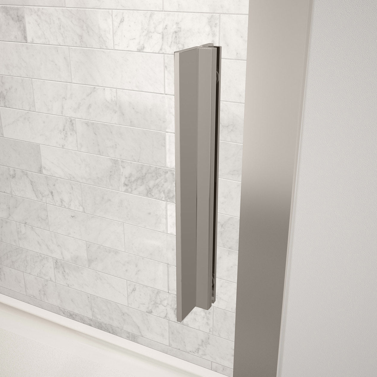 Maax Connect 45-46 1/2 x 72 in. 6mm Sliding Shower Door for Alcove Installation with Clear glass