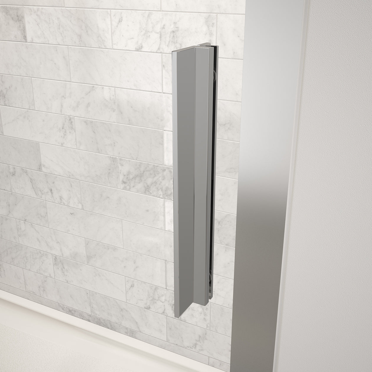 Maax Connect 55 ½-57 x 72 in. 6mm Sliding Shower Door for Alcove Installation with Clear glass