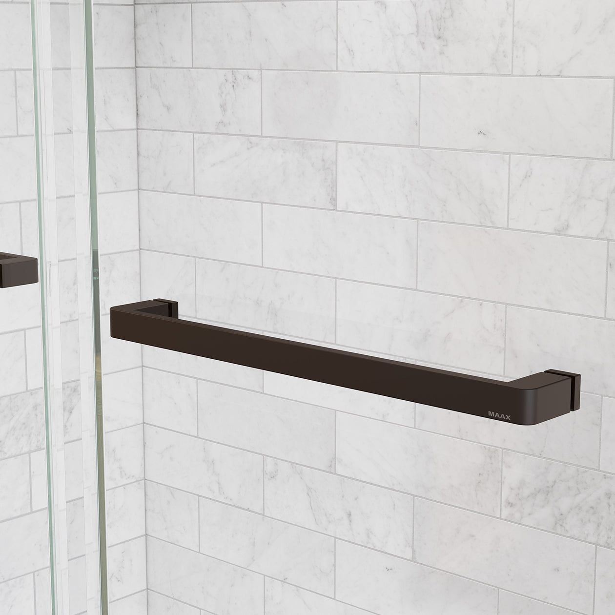 Maax Uptown 56-59 x 58 in. 8 mm Bypass Tub Door for Alcove Installation with Clear glass