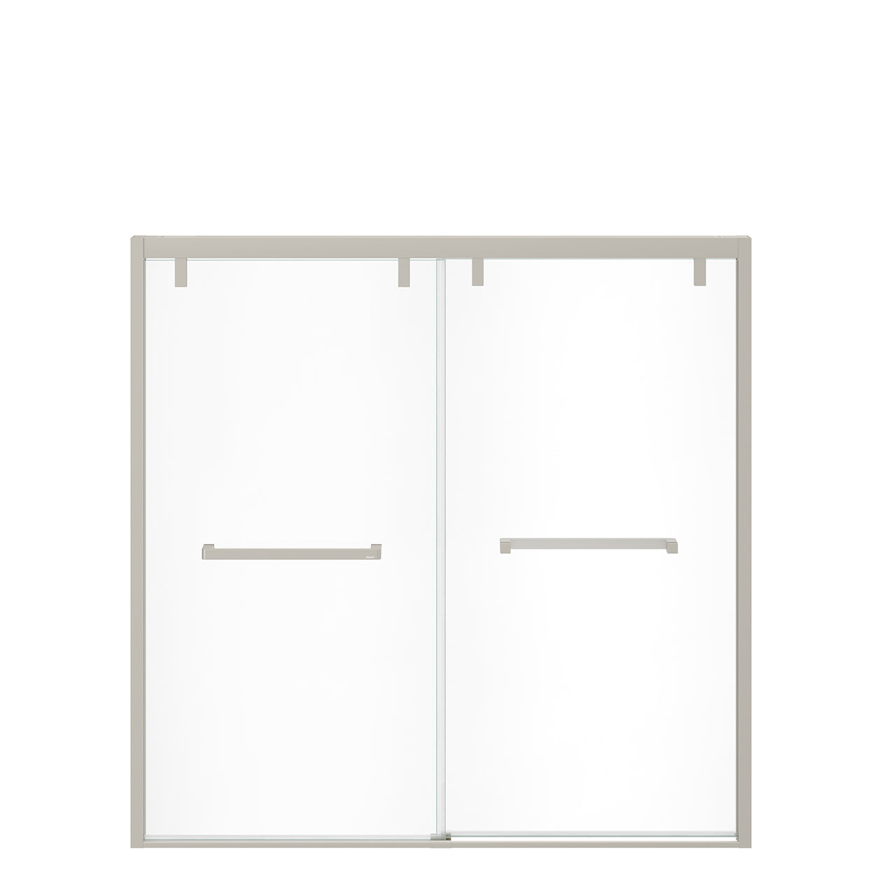 Maax Uptown 56-59 x 58 in. 8 mm Bypass Tub Door for Alcove Installation with Clear glass