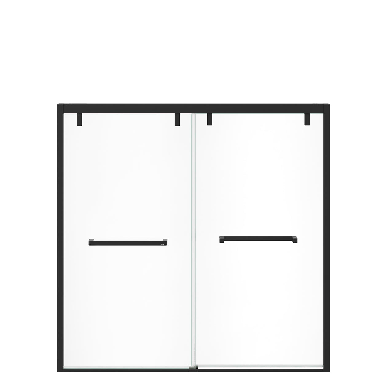 Maax Uptown 56-59 x 58 in. 8 mm Bypass Tub Door for Alcove Installation with Clear glass