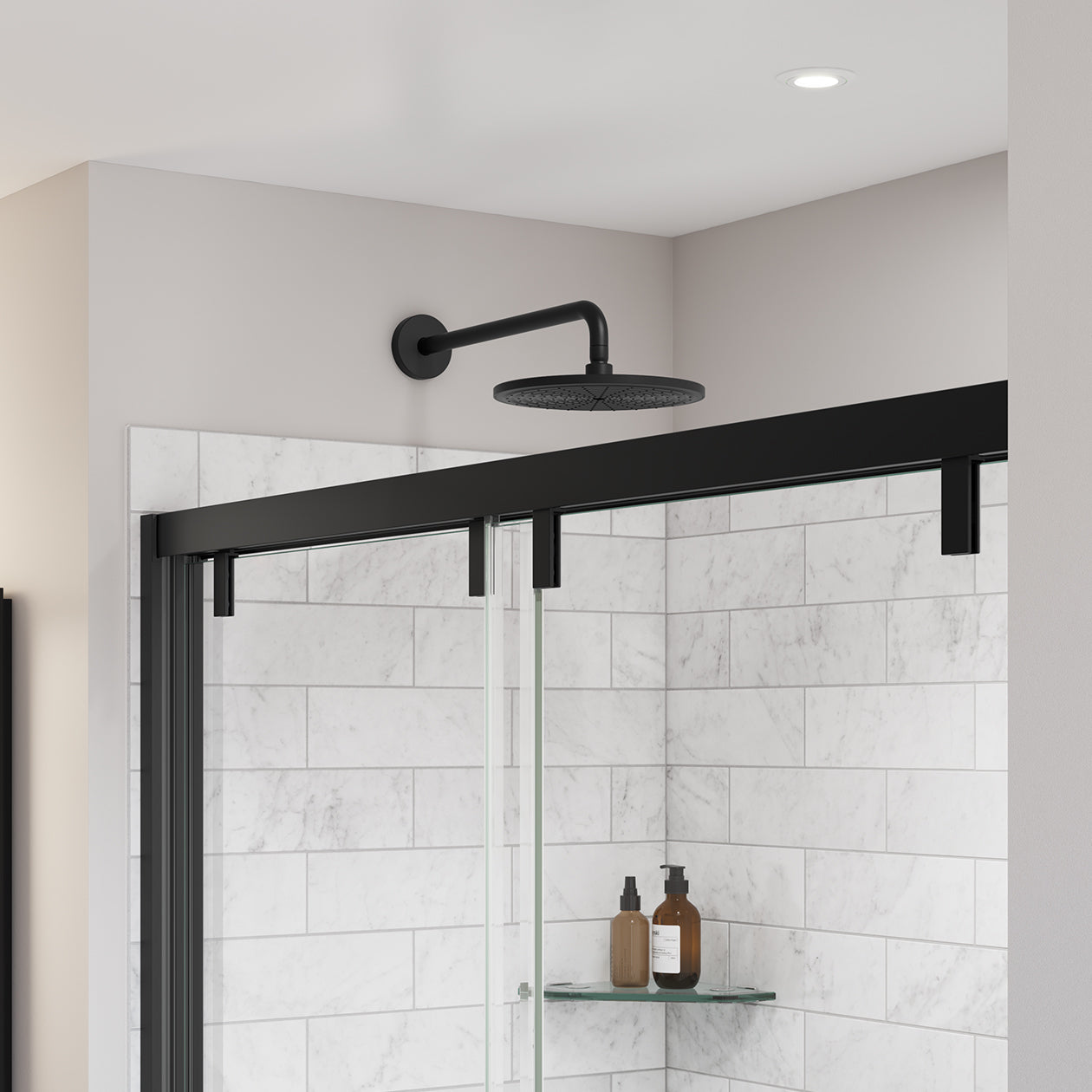 Maax Uptown 56-59 x 58 in. 8 mm Bypass Tub Door for Alcove Installation with Clear glass