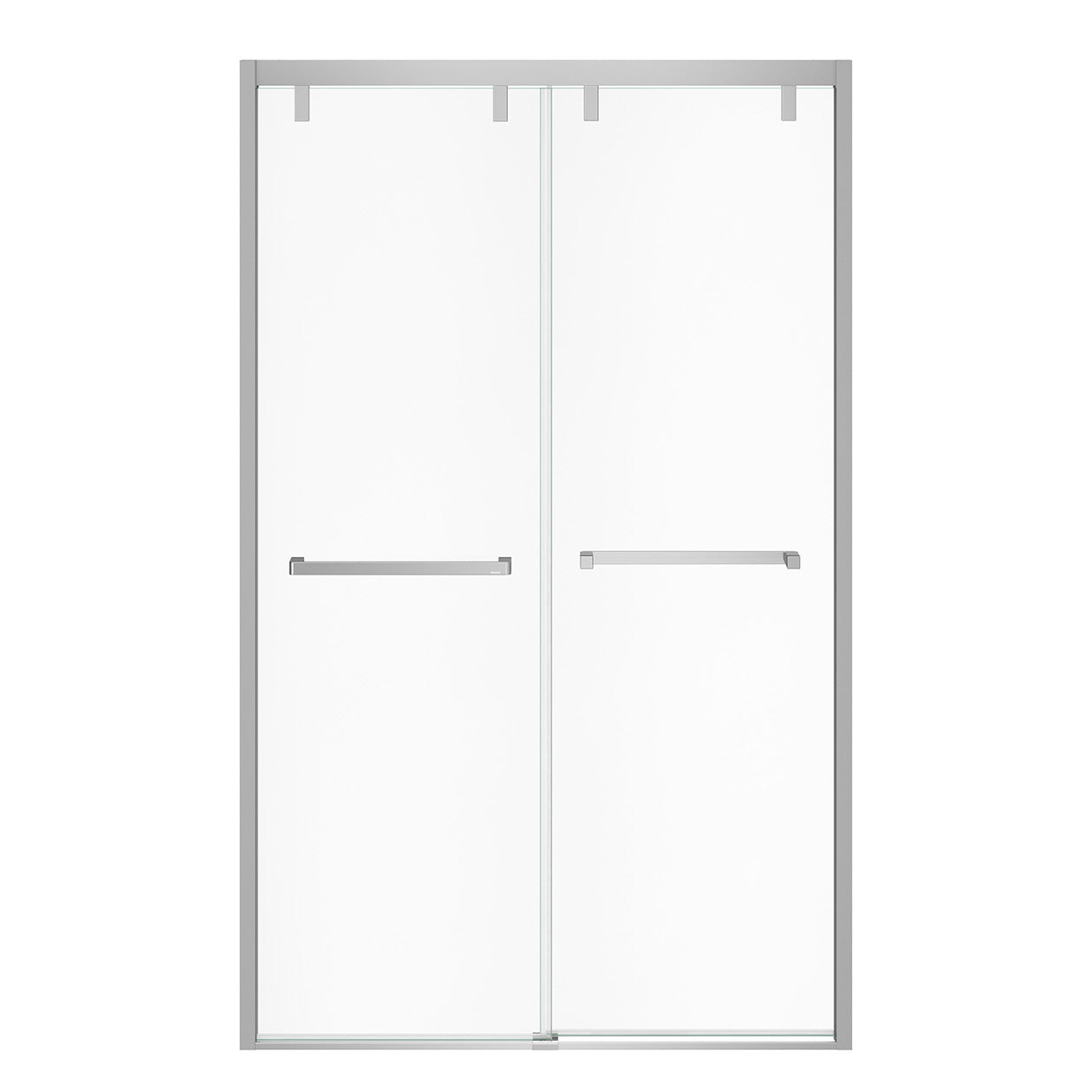 Maax Uptown 44-47 x 76 in. 8 mm Bypass Shower Door for Alcove Installation with Clear glass