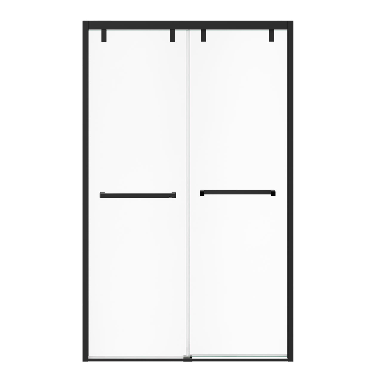 Maax Uptown 44-47 x 76 in. 8 mm Bypass Shower Door for Alcove Installation with Clear glass