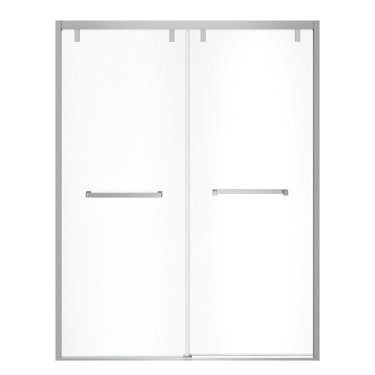 Maax Uptown 56-59 x 76 in. 8 mm Bypass Shower Door for Alcove Installation with Clear glass