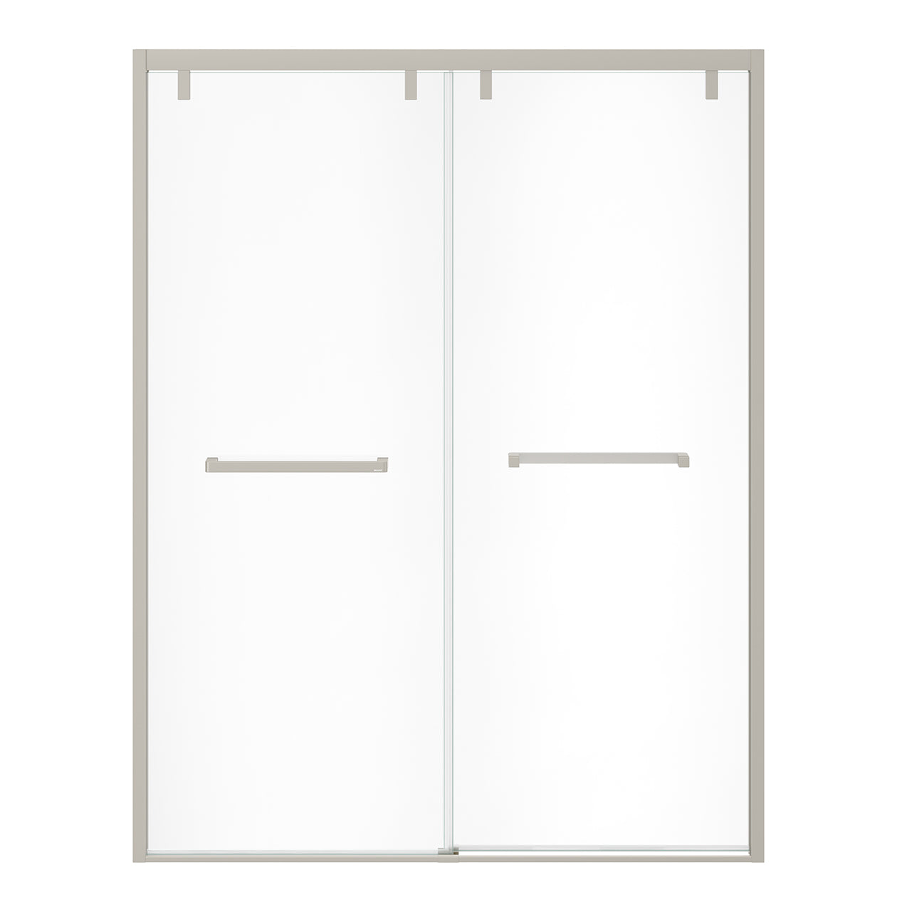 Maax Uptown 56-59 x 76 in. 8 mm Bypass Shower Door for Alcove Installation with Clear glass