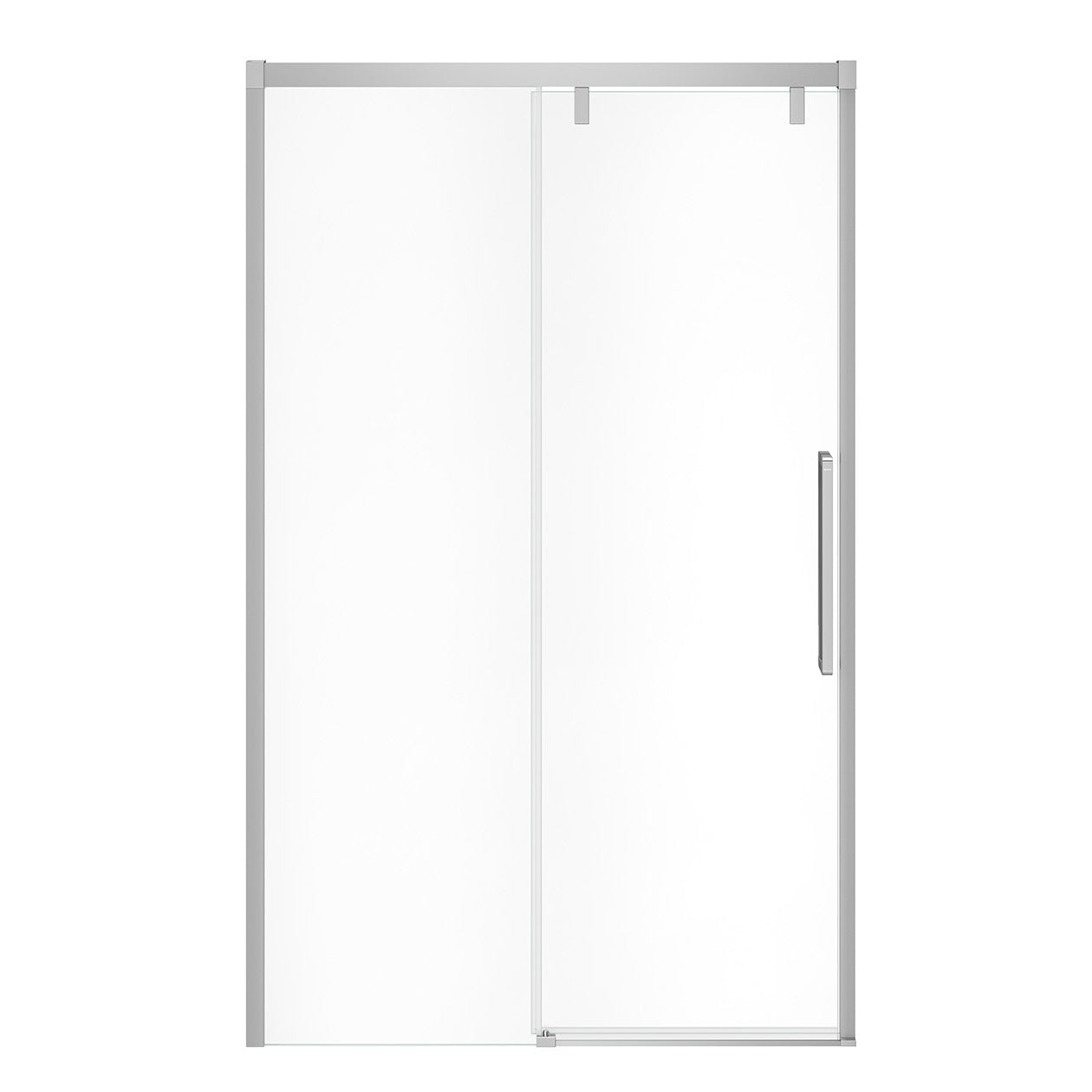 Maax Uptown 44-47 x 76 in. 8 mm Sliding Shower Door for Alcove Installation with Clear glass