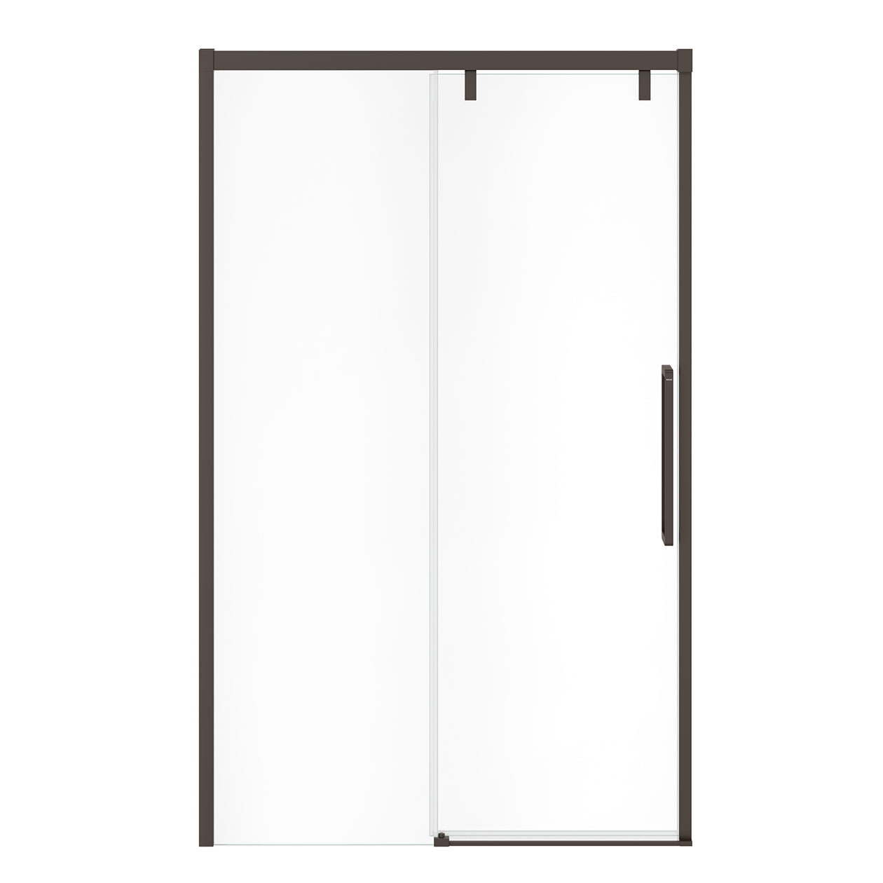 Maax Uptown 44-47 x 76 in. 8 mm Sliding Shower Door for Alcove Installation with Clear glass