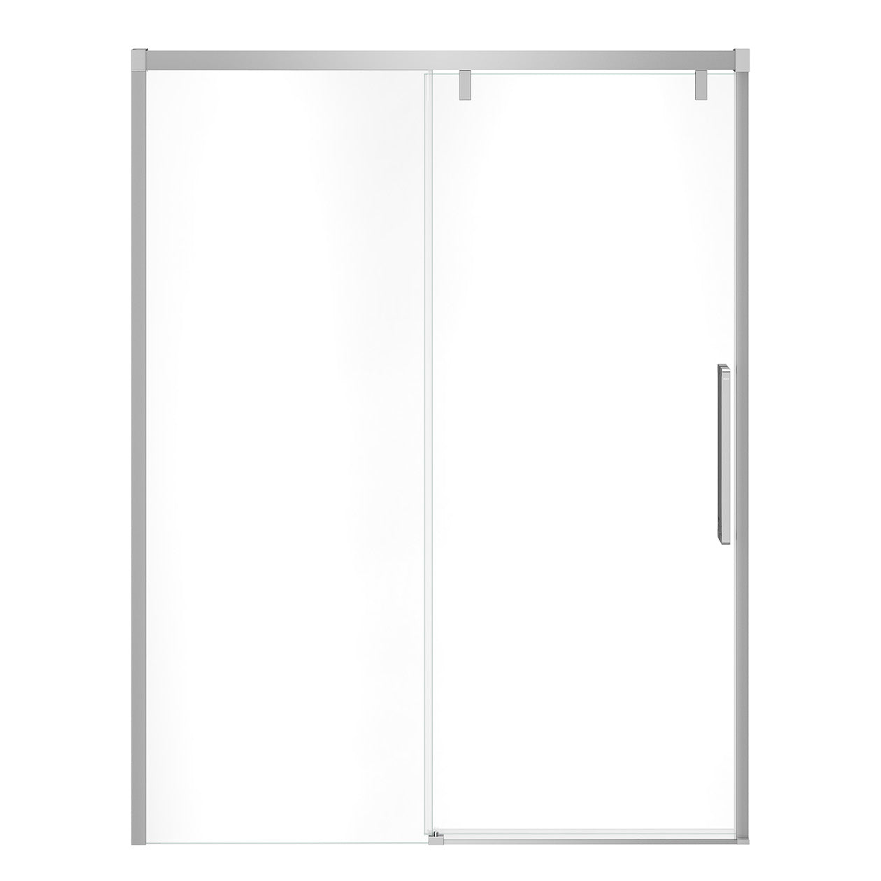 Maax Uptown 56-59 x 76 in. 8 mm Sliding Shower Door for Alcove Installation with Clear glass