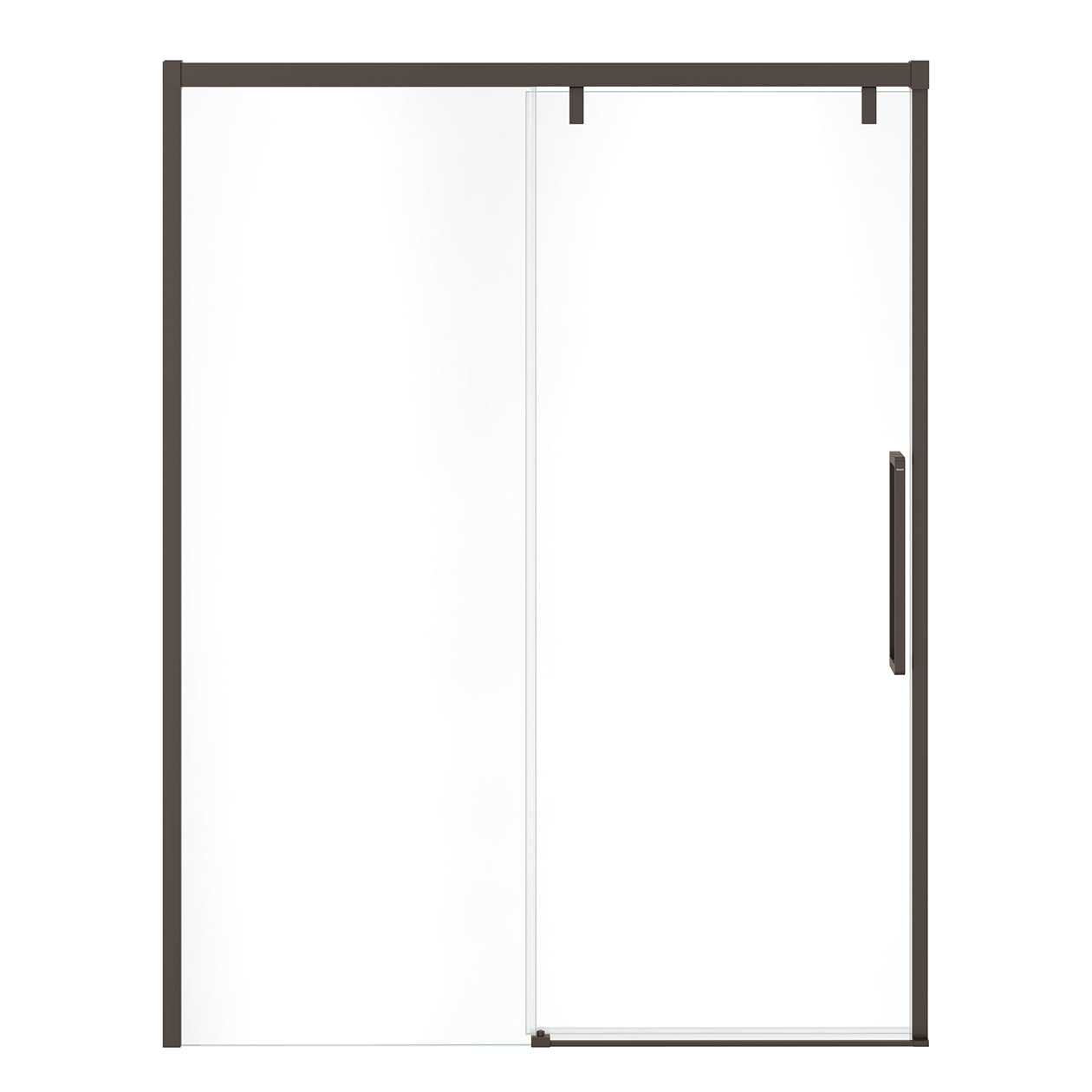 Maax Uptown 56-59 x 76 in. 8 mm Sliding Shower Door for Alcove Installation with Clear glass