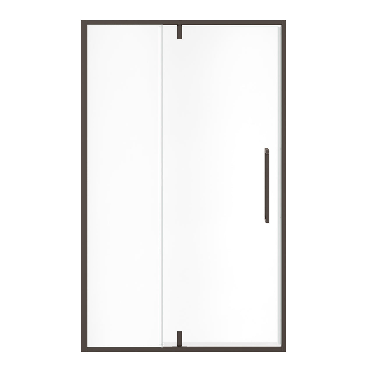 Maax Uptown 45-47 x 76 in. 8 mm Pivot Shower Door for Alcove Installation with Clear glass