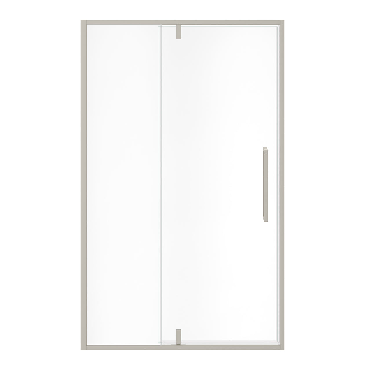 Maax Uptown 45-47 x 76 in. 8 mm Pivot Shower Door for Alcove Installation with Clear glass