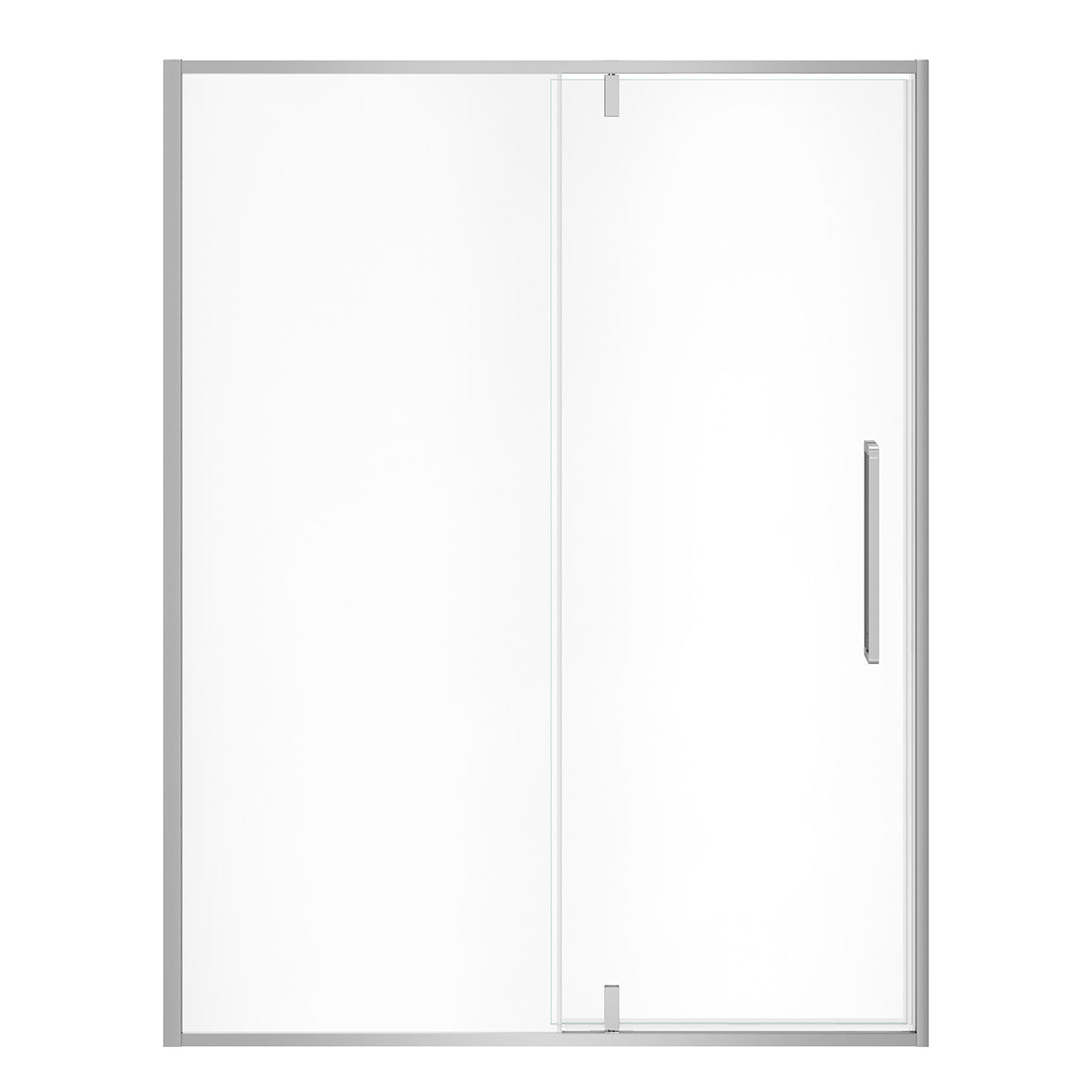 Maax Uptown 57-59 x 76 in. 8 mm Pivot Shower Door for Alcove Installation with Clear glass