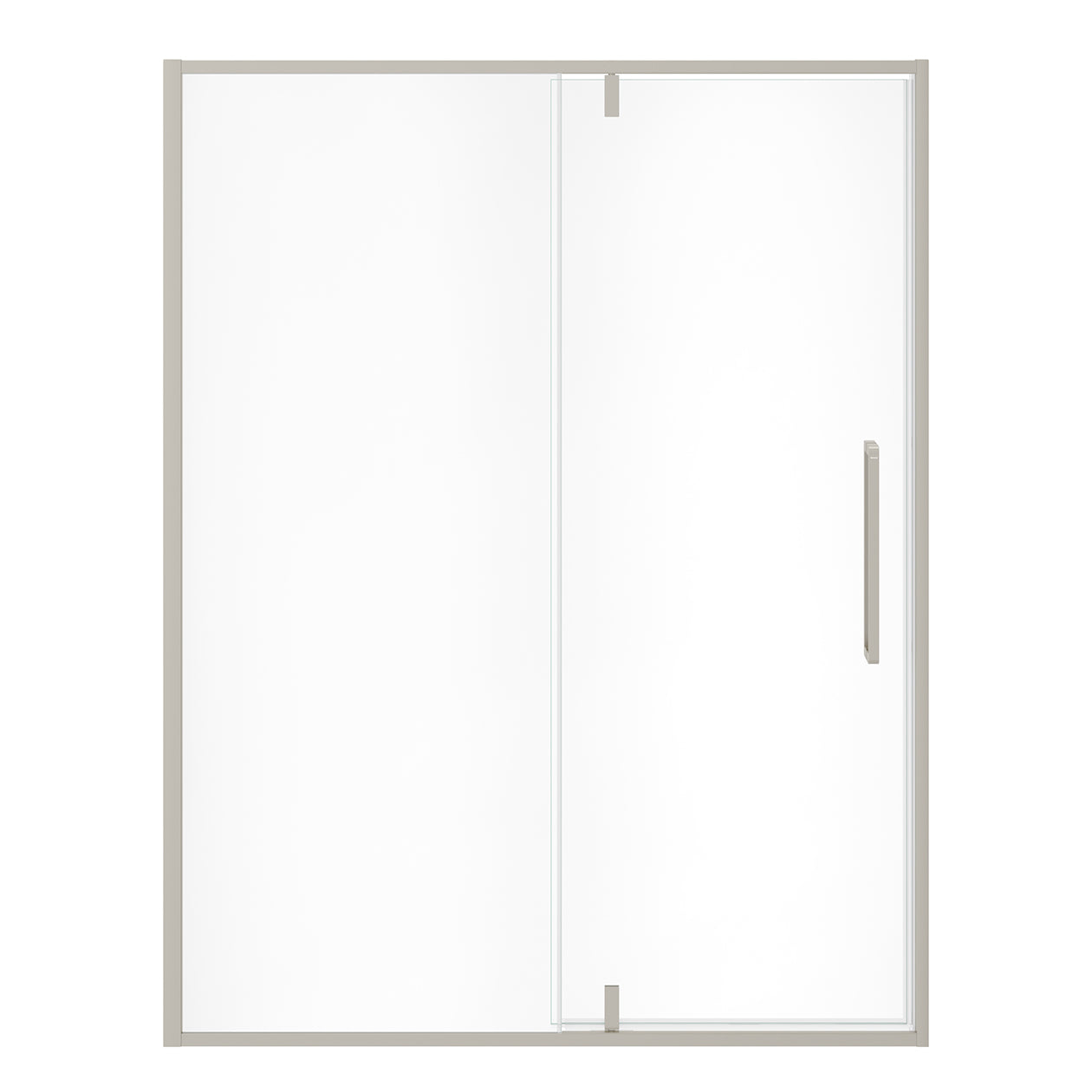 Maax Uptown 57-59 x 76 in. 8 mm Pivot Shower Door for Alcove Installation with Clear glass
