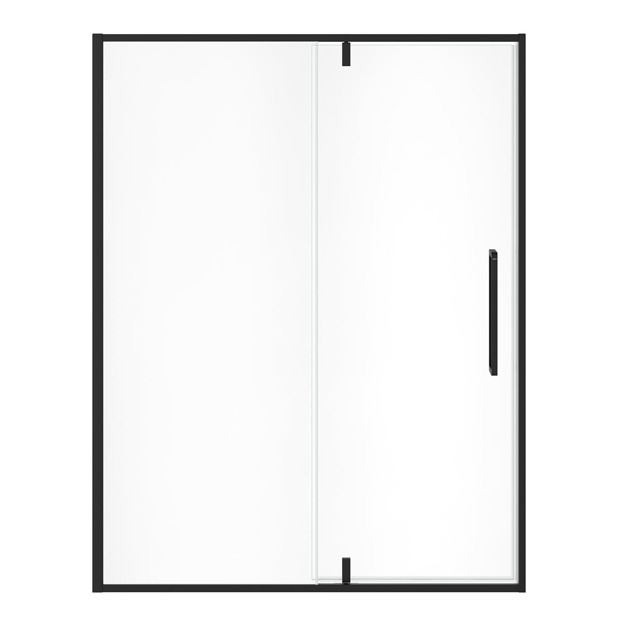 Maax Uptown 57-59 x 76 in. 8 mm Pivot Shower Door for Alcove Installation with Clear glass