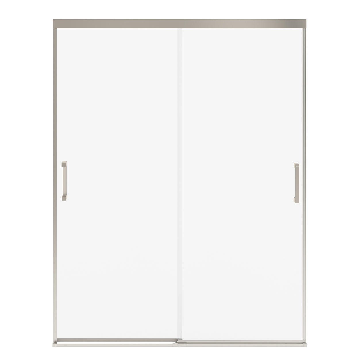 Maax Incognito 76 56-59 x 76 in. 8mm Bypass Shower Door for Alcove Installation with Clear glass