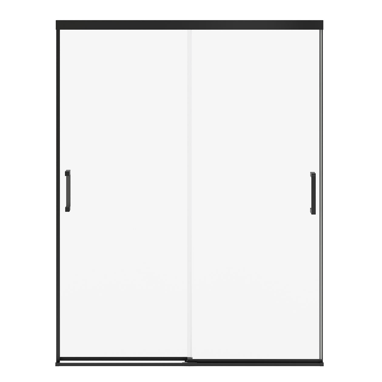 Maax Incognito 76 56-59 x 76 in. 8mm Bypass Shower Door for Alcove Installation with Clear glass