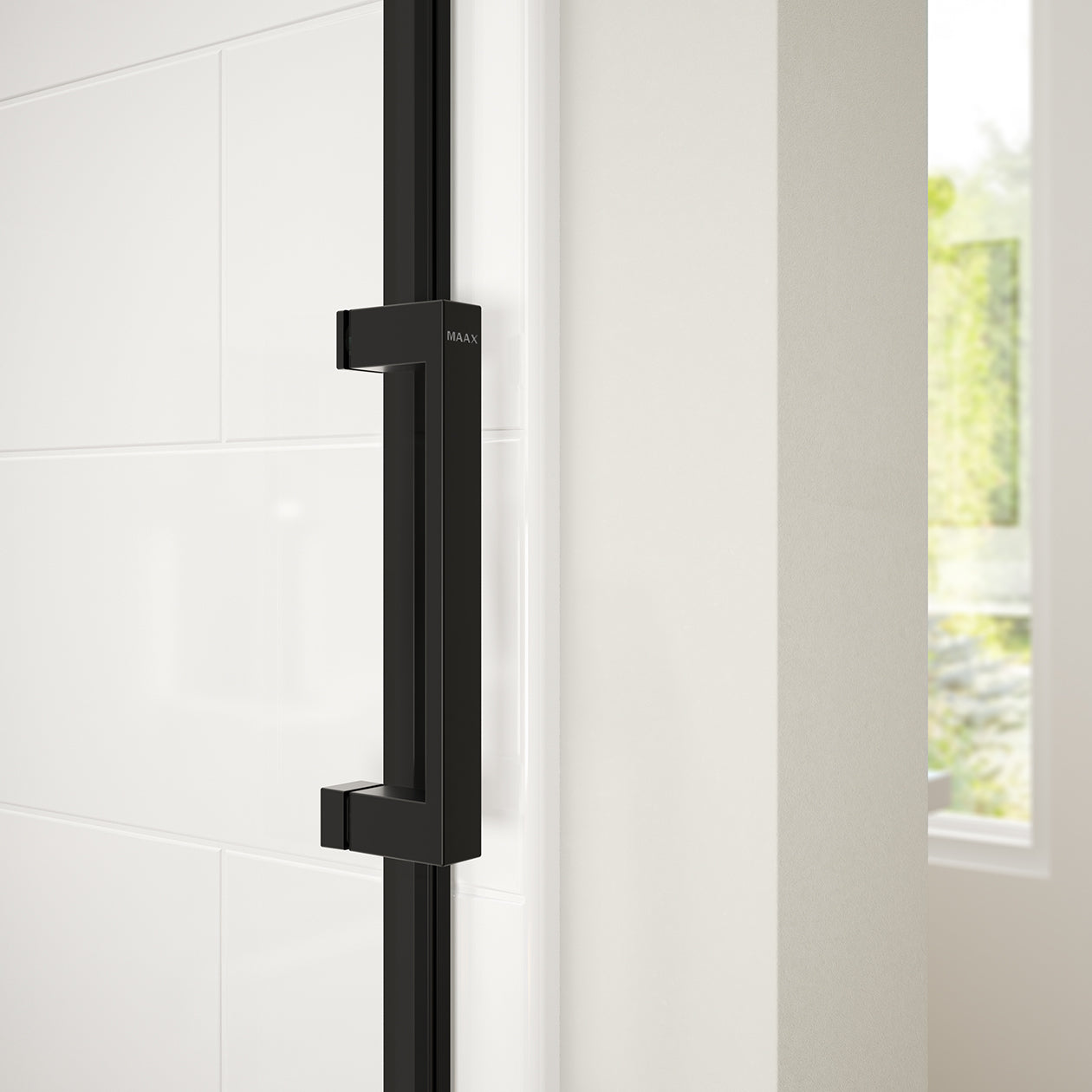 Maax Revelation Square 56-59 x 56 ¾-59 ¼ in. 8mm Bypass Tub Door