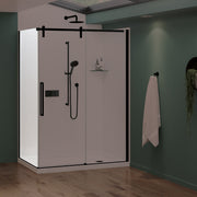 Maax Nebula Return Panel for 36 in. Base with Clear glass