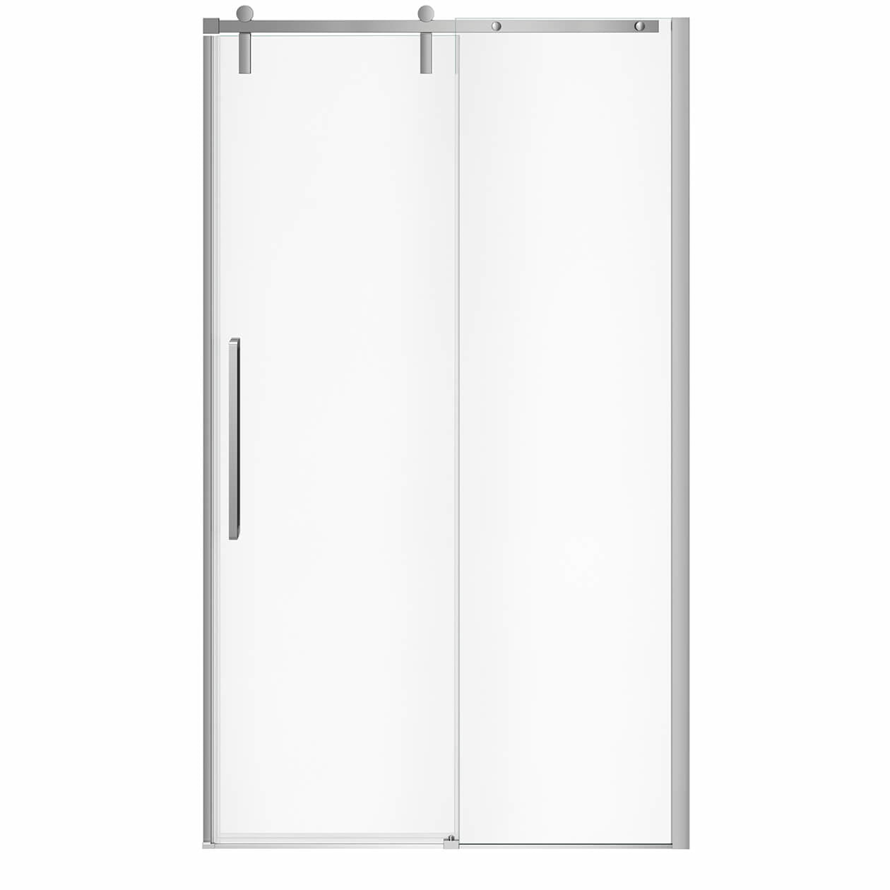 Maax Nebula 44 ½-46 ½ x 78 ¾ in. 8mm Sliding Shower Door for Alcove Installation with Clear glass