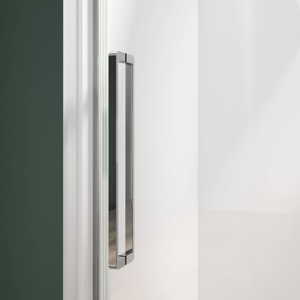 Maax Nebula 44 ½-46 ½ x 78 ¾ in. 8mm Sliding Shower Door for Alcove Installation with Clear glass