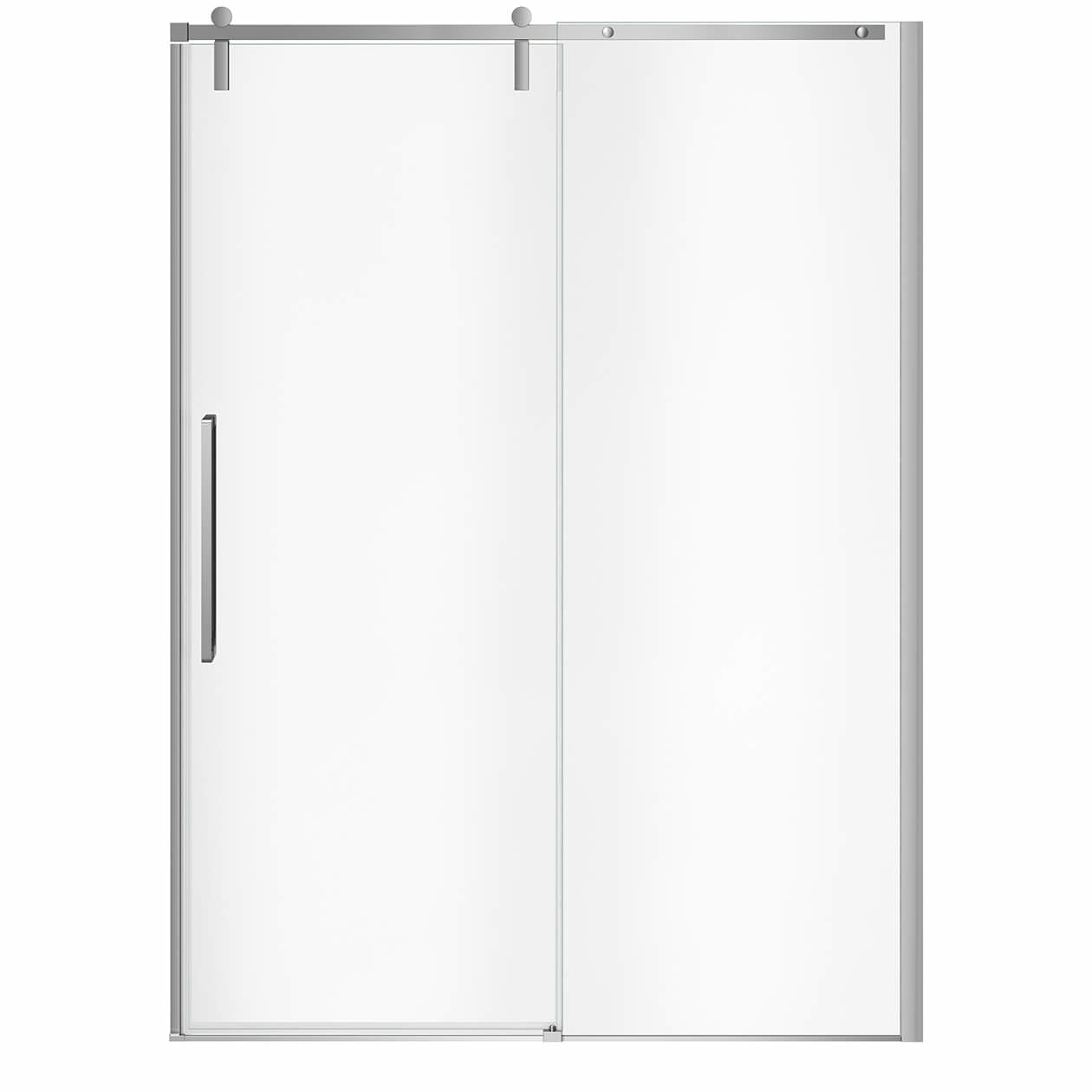 Maax Nebula 56 ½-58 ½ x 78 ¾ in. 8mm Sliding Shower Door for Alcove Installation with Clear glass