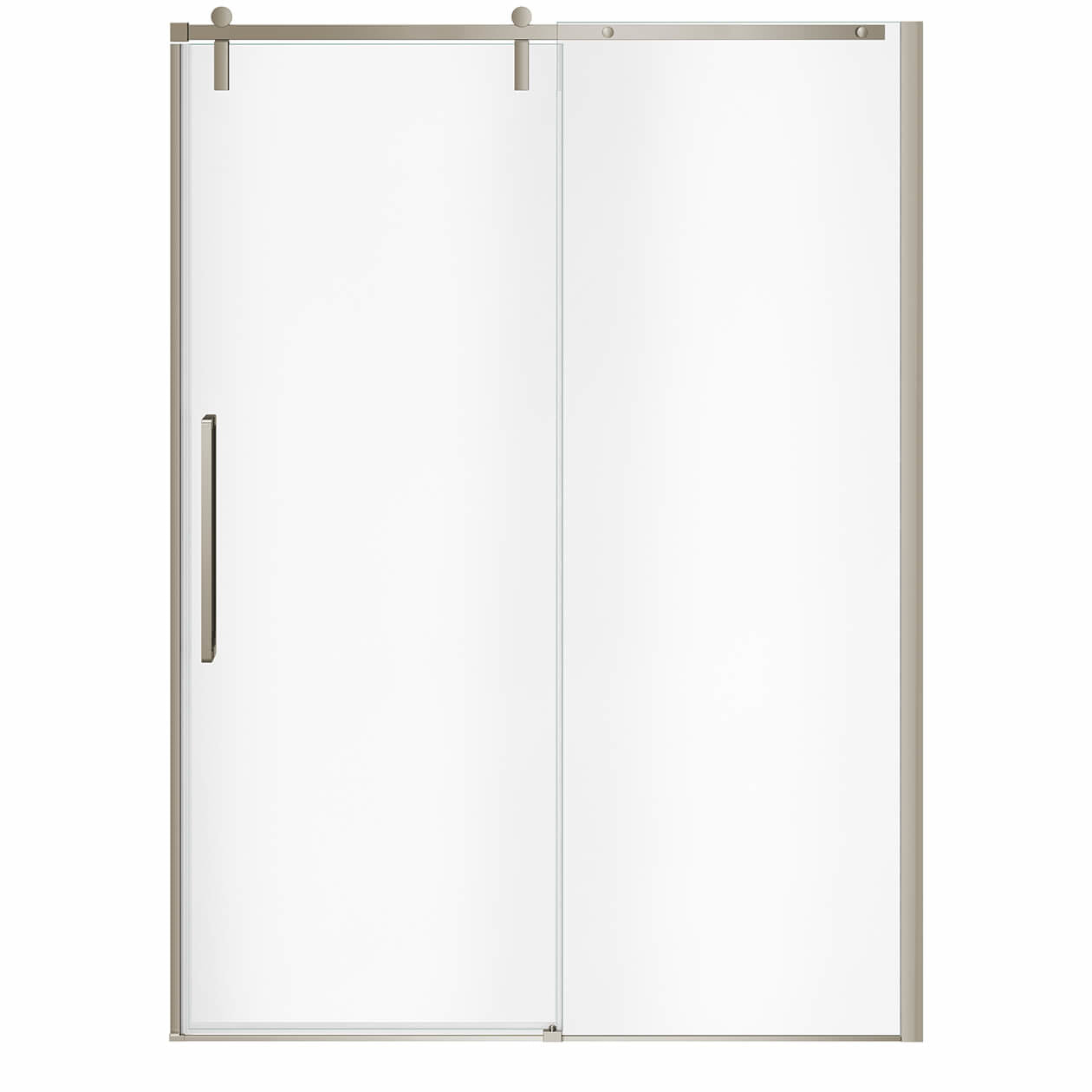 Maax Nebula 56 ½-58 ½ x 78 ¾ in. 8mm Sliding Shower Door for Alcove Installation with Clear glass