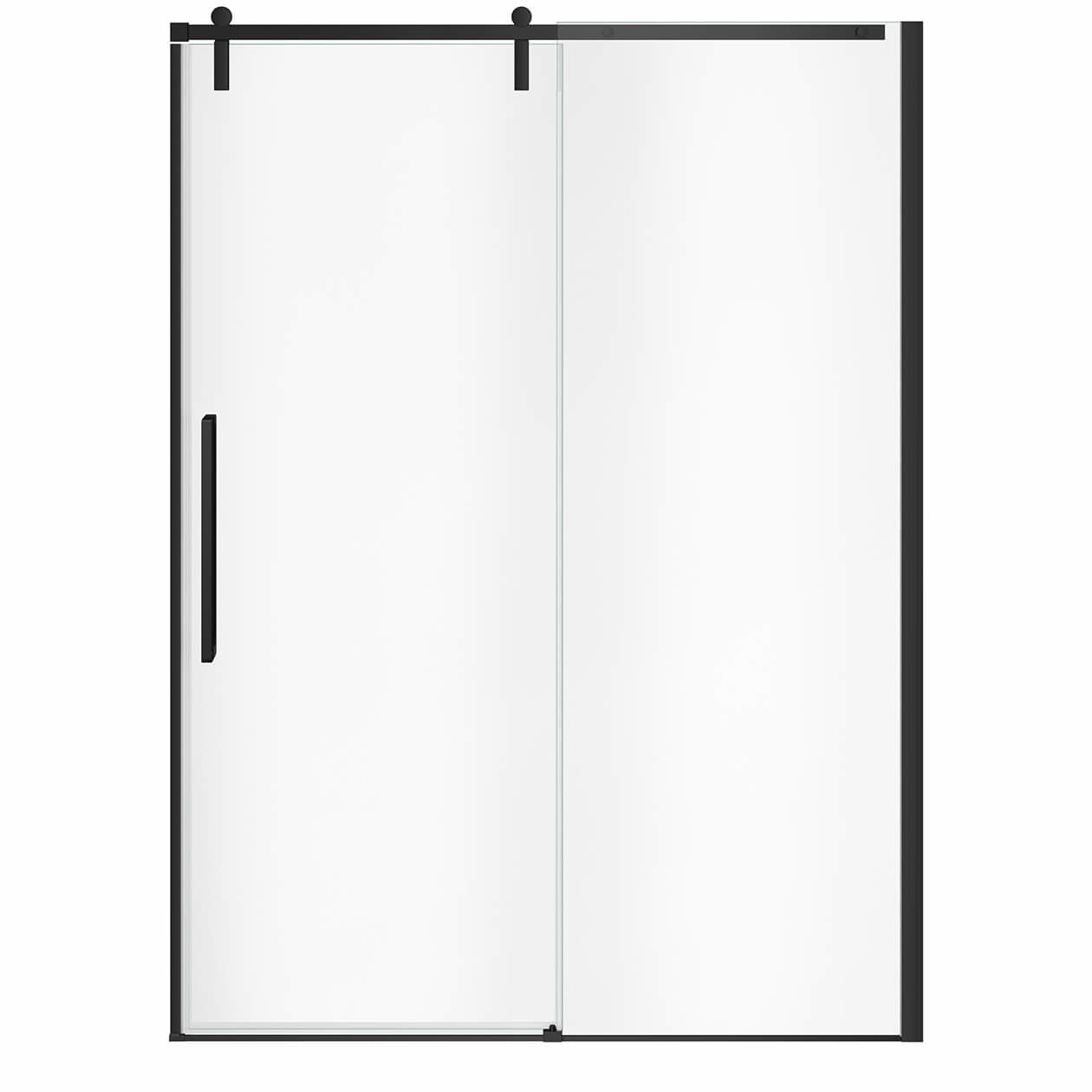 Maax Nebula 56 ½-58 ½ x 78 ¾ in. 8mm Sliding Shower Door for Alcove Installation with Clear glass