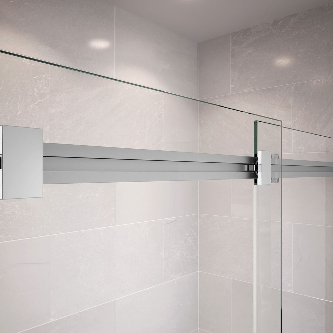 Maax Duel 56-59 x 55 ½ x 59 in. 8 mm Bypass Tub Door for Alcove Installation with Clear glass