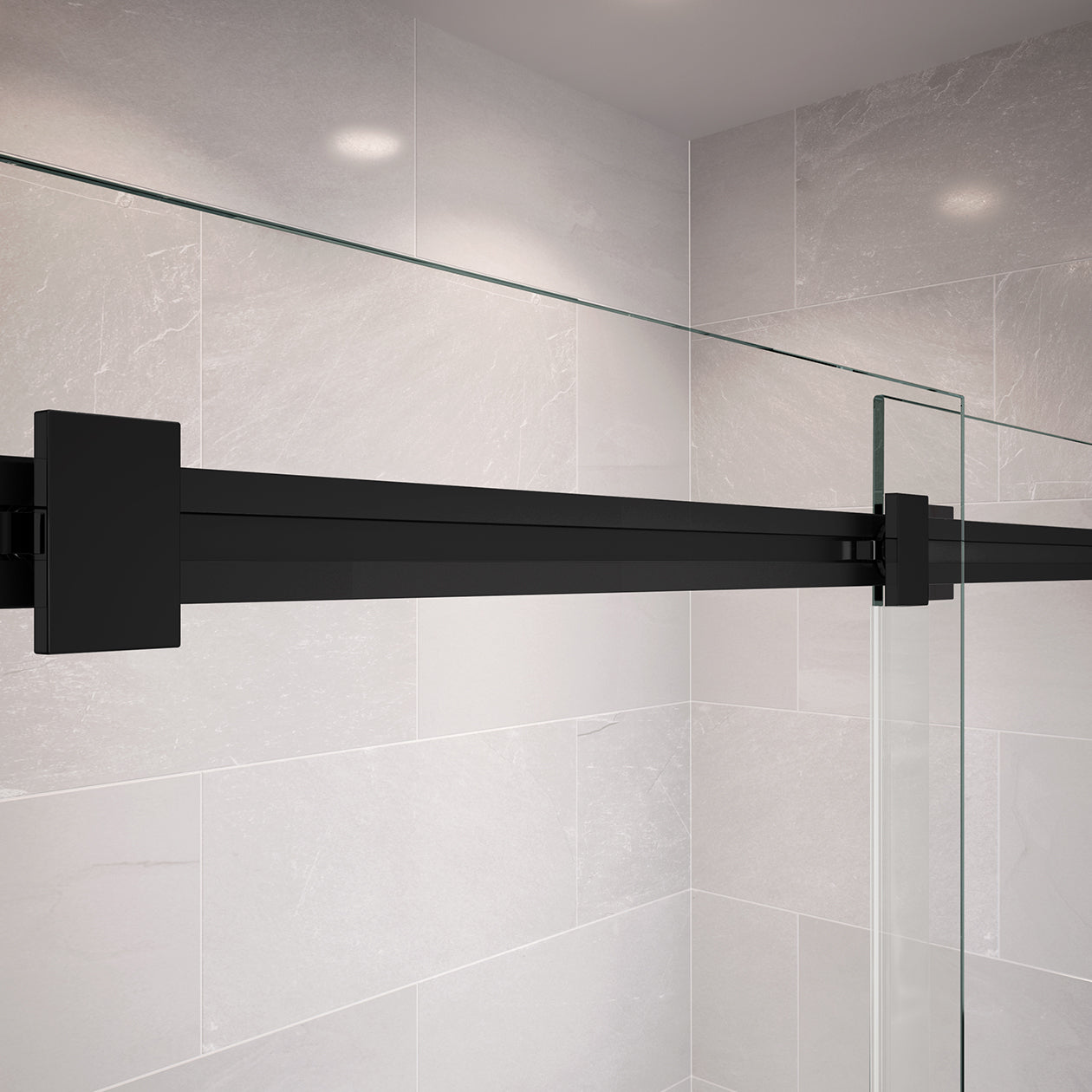 Maax Duel 56-59 x 55 ½ x 59 in. 8 mm Bypass Tub Door for Alcove Installation with Clear glass